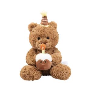 Super genezend klein rood boekje-stijl verjaardagstaart beer knuffel PP katoen superzacht knuffel Valentijnsdag cadeau - Product Image 5