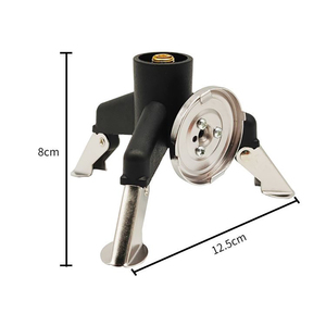 Adaptateur de conversion de réservoir de gaz de camping Portable pliant Triangle convertisseur de poêle connecteur de brûleur à gaz accessoires de cuisine en plein air - Product Image 5