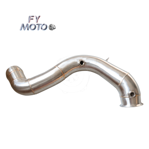 Для Mercedes Benz AMG W205 C63 выхлопная труба 3,5 дюймов - Product Image 4