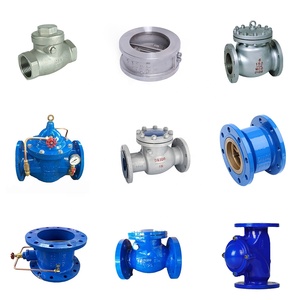 Válvula de Retención Tipo Mariposa de Doble Solapa DH77X-16Q para Bomba de Agua QT450-10/WCB/Acero Inoxidable con Sellado de Goma EPDM, Tamaño de Puerto de 2 Pulgadas - Product Image 6