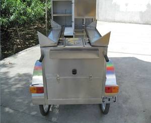 Chariot de nourriture pour Hot-Dog de rue en plein air, chariot de nourriture pour jus de serpent - Product Image 2