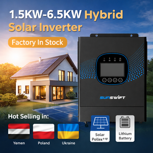ลดราคาพิเศษ 12v 1.5Kw ระบบไฮบริดพลังงานแสงอาทิตย์แบบ Pure Sine Wave  พร้อมแบตเตอรี่ลิเธียมในตัว รองรับ 50 ก้อน สำหรับใช้ในบ้าน รุ่น SYP-1.5KW/12V H - Product Image 4