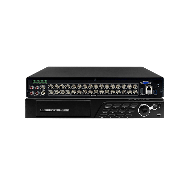 WESECUU 32 Channel H.264 H.265 5MP 5-IN-1 Video Recorder Security CCTV Coaxial Audio Analog DVR XVR