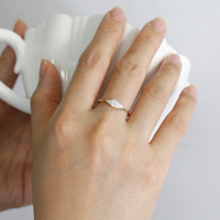 Verlobungsring 14K Massivgold Marquise-Schliff Moissanit-Ring Klassischer Geometrischer Ring Maßgefertigter Schmuck für Frauen Geschenk