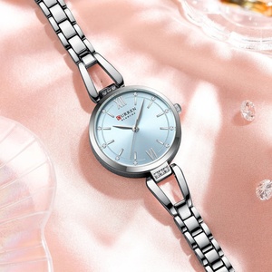 Reloj de Pulsera CURREN 9092 de Lujo para Mujer, Resistente al Agua, Correa de Acero Inoxidable, Esfera Elegante con Pedrería - Product Image 5