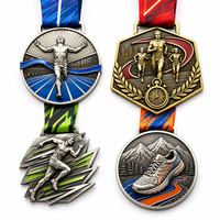 Médaille de bowling personnalisée en alliage de zinc moulé sous pression avec finition émail dur pour la reconnaissance des champions et des entraîneurs de la ligue jeunesse