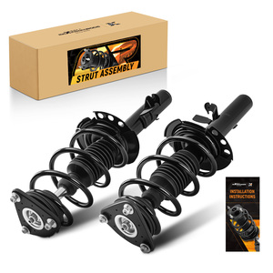 MaXpeedingrods Factory 2pcs Ensemble d'amortisseurs avant OE avec ressort hélicoïdal pour <span class=keywords><strong>Ford</strong></span> <span class=keywords><strong>Focus</strong></span> <span class=keywords><strong>2013</strong></span> 2014-2018 Électrique Titane - Product Image 1