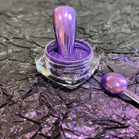 Poudre de Pigment Scintillant en Vrac Effet Diamant pour Cosmétiques, Fard à Paupières, Pigment Éclatant Teinte Bonbon pour Ongles