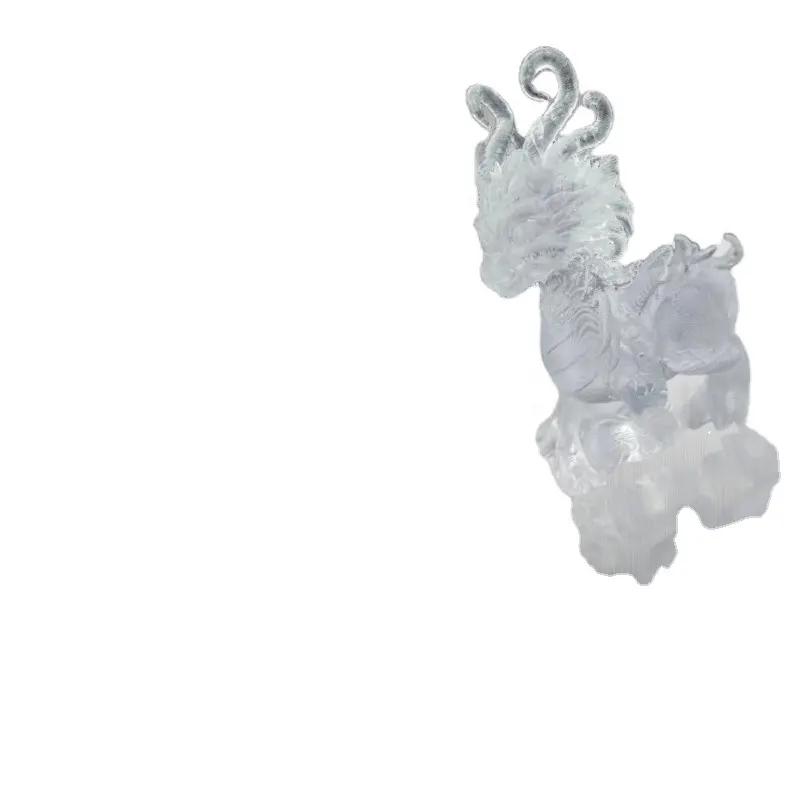 3D Печатный Прозрачный дракон