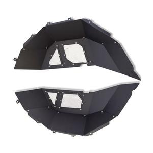 Custom Fit ruote in alluminio sopracciglia <span class=keywords><strong>pelle</strong></span> <span class=keywords><strong>di</strong></span> fango per 18-24 JEEP Wrangler JL parafango anteriore posteriore parafango parafango parafango - Product Image 4