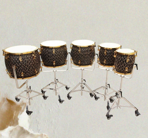 Instruments de percussion à cinq tons portables pour orchestre d'adultes et performance des enfants avec baguettes de batterie - Product Image 4