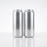 Aluminiumdosen-Hersteller 500ml Unbedruckte Einfache Runde Leere Aluminium-Getränkedose