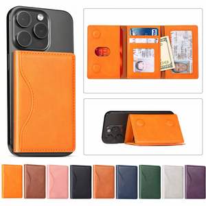 Premium Fashion PU Leather Triple Fold Business RFID Blocking Strong Magnetic <b>Card</b> <b>Holder</b> <b>Wallet</b> <b>for</b> iPhone 12 13 14 15 16 17Pro - Product Image 1
