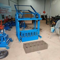 Machine à Briques Sans Électricité ni Huile, Machine Manuelle de Fabrication de Blocs de Ciment
