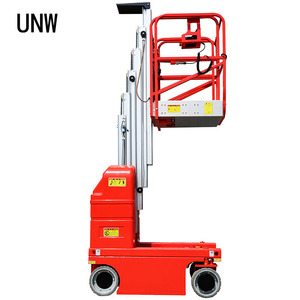 Piattaforma di Sollevamento Verticale Semovente in Alluminio Certificata CE, 6m 9m, Automatica, per Manutenzione Magazzini - Product Image 1