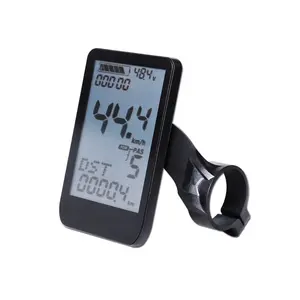 2023 Desain Baru 24V 36V 48V 52V 60V 72V E-bike Meter Sepeda Komputer Mtb Sepeda Jalan Speedometer Odometer