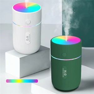 220ML <span class=keywords><strong>Mini</strong></span> umidificatore ad ultrasuoni romantico luce a LED diffusore USB per auto purificatore d'aria Aroma nebulizzatore per Hotel all'aperto 1 anno - Product Image 1