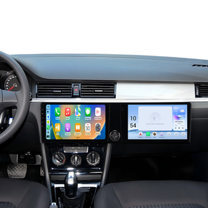 Para Volkswagen Bora 2013-2015 reproductor Multimedia unidad principal de pantalla Dual de 10,1 pulgadas con reproductor de CD conexión USB cámara de respaldo GPS - Product Image 1