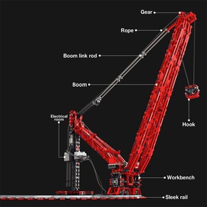 Reobrix 22029, 1196 Piezas, SK600, Grúa, Serie <span class=keywords><strong>de</strong></span> Ingeniería, Bloques <span class=keywords><strong>de</strong></span> Construcción, Modelo <span class=keywords><strong>de</strong></span> Ladrillos, Juguete Educativo Técnico, OEM, ODM - Product Image 3