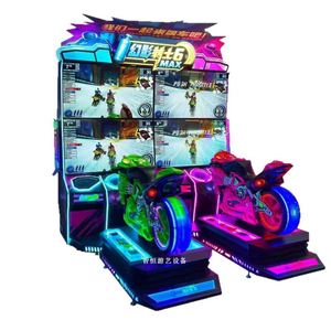 Grand simulateur de jeu vidéo de course de moto dynamique à double écran pour salle de jeux - Product Image 5