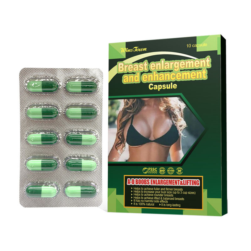 Breast Enhancement Pills Natural Breast Enlargement and Female Augmentation Supplement for Growth 10 Capsules big breast capsule