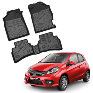 เสื่อปูพื้นรถ TPE,วัสดุปูพื้นหน้าหลังสำหรับ Honda BRIO งานด้านขวามือ - Product Image 1