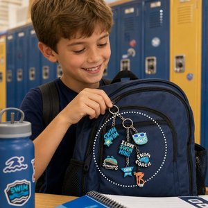 Llavero <span class=keywords><strong>de</strong></span> PVC con diseño <span class=keywords><strong>de</strong></span> natación, suave, moldeado en 3D, regalo <span class=keywords><strong>de</strong></span> natación para niños, recuerdos <span class=keywords><strong>de</strong></span> fiesta <span class=keywords><strong>de</strong></span> equipo <span class=keywords><strong>de</strong></span> natación, accesorio para bolsos - Product Image 3