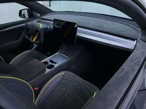 YLCFactory Coprisedili in Pelle di Alta Qualità per <span class=keywords><strong>Tesla</strong></span> Model 3 e Model <span class=keywords><strong>Y</strong></span>, Misura Personalizzata, Set Completo di Coprisedili Auto Perfettamente Aderenti - Product Image 3