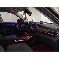 Pour Toyota Highlander, éclairage d'ambiance 2022-2025 |   Kit de contrôle central par application avec laser étoilé fantôme à 33 LED