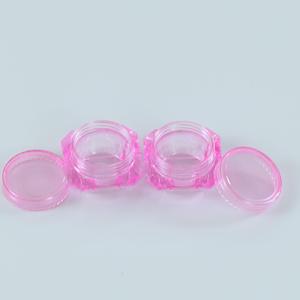 5G Màu Hồng Trong Suốt Hình Dạng Độc Đáo Nhựa Rỗng Container Móng Tay Bột Long Lanh Jar - Product Image 4