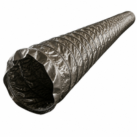 Tuyau d'aspiration à pression négative robuste, ignifuge et pliable, pour conduits de ventilation destinés aux projets miniers africains