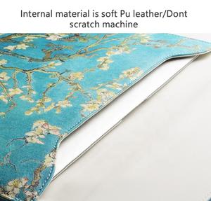 Printed Laptop Sleeve <strong>Bag</strong> Compatible for 13-13.3 Inch <strong>MacBook</strong> Pro/Air - PU Leather With 360 Protective <strong>Case</strong> - Product Image 5