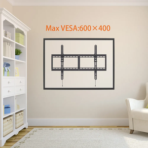 चारमाउंट त्वरित लॉक मैक्स वेसा 600*400 मिमी उच्च गुणवत्ता वाले टीवी माउंट टिल्ट फिक्स्ड दीवार माउंट - Product Image 6