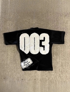 T-Shirt Unisex Oversize in Cotone Vintage Y2K Personalizzabile Nera con Applicazioni Termoadesive e Ricami Designer per <span class=keywords><strong>Uomo</strong></span> - Product Image 2