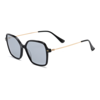Lunettes de soleil en acétate faites à la main de style nordique, UV400 TAC polarisées, monture carrée classique vintage, vente en gros OEM, marque personnalisée