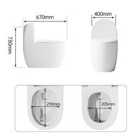 Salle de bain populaire personnalisable de haute qualité Wc Toilettes de placard à eau au sol