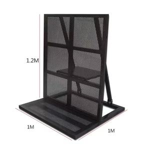 Barrières de sécurité pliables pour scène extérieure, barrières de contrôle de foule, barrières anti-collision, noires, 1*1*1.2m, Guangdong <span class=keywords><strong>Barricade</strong></span> - Product Image 1