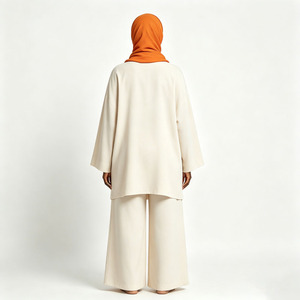 Maillots de bain modestes pour femmes musulmanes, Burkini 3 pièces à manches longues, couvrant entièrement le corps, maillot de bain islamique, OEM ODM en gros - Product Image 2
