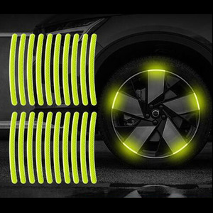 Ruban adhésif holographique universel haute visibilité, luminescent dans le noir, pour voiture, <span class=keywords><strong>moto</strong></span>, <span class=keywords><strong>jante</strong></span> de vélo, moyeu - Product Image 5