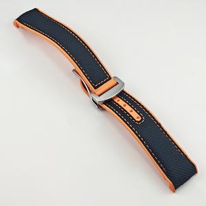 OEM ODM Customized Logo 22mm Classic Designer Brand <b>Watch</b> Strap Luxury Silicone Nylon Breathable Feature - Product Image 2
