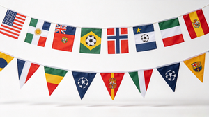 Drapeaux et bannières volants personnalisés, taille 3x5, avec logo, tissu 100% polyester, impression couleur pour cadeaux et publicité - Product Image 1