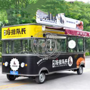 Chariot de nourriture rapide en acier inoxydable OEM camion de nourriture mobile électrique fourgonnette chariots de vente de restauration aux normes américaines - Product Image 2