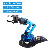 Hiwonder LeArm 6DOF DIY STEM Educación Aprendizaje Programación Garra Robot Brazo Inteligencia Artificial Kit de brazo robótico con Tutorial