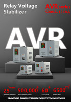 HEYA AVR monophasé 50Hz 10kVA 140-260/80-270v Affichage numérique 90% d'efficacité Régulateur de tension automatique