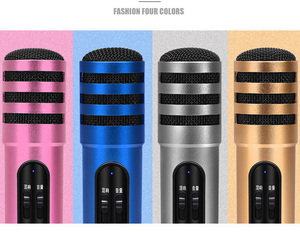 Popular BT Wireless Condenser Karaoke Microphone with Earphone Input - Product Image 5
