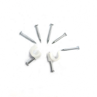 Clips de câble électrique ronds en plastique avec clou, sac tissé de 25 kg pour Ahmedabad, Inde