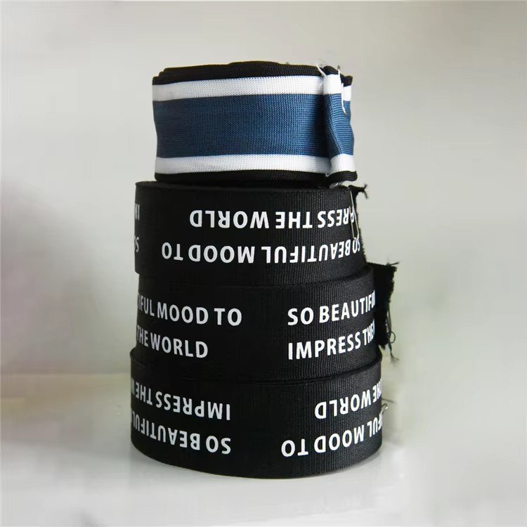 Custom High Quality Sling Polyester Webbing Roll Custom Jacquard Webbing