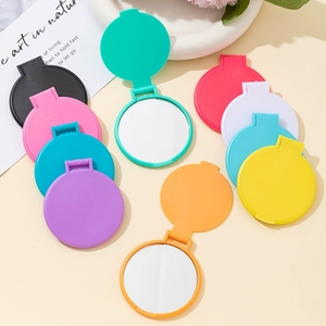Logo personalizzato Mini specchietti per il trucco rotondi portatili giocattoli in pasta creativa Mini specchi rotondi pieghevoli in plastica - Product Image 4