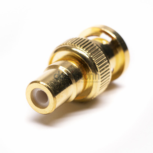Adaptador BNC a <span class=keywords><strong>RCA</strong></span> de 75 ohmios, Recto, de Cobre Chapado en Oro - Product Image 4