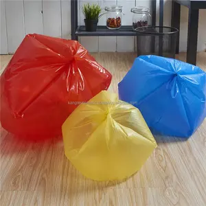 Bolsas de basura de polietileno impresas personalizadas Kangle en rollo con sellado inferior tipo estrella, capacidad de 10-20L para contenedor de basura - Product Image 5